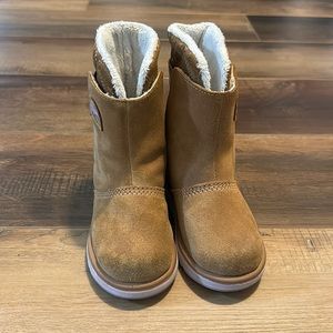Sorel Rylee Y Brown Suede Snow boots Kids size 11